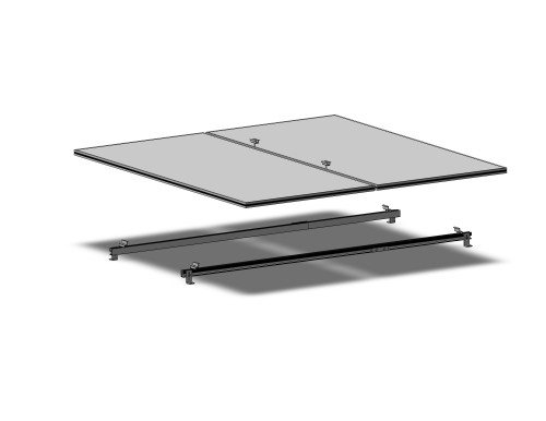 Pitched Metal Rooftop Mount